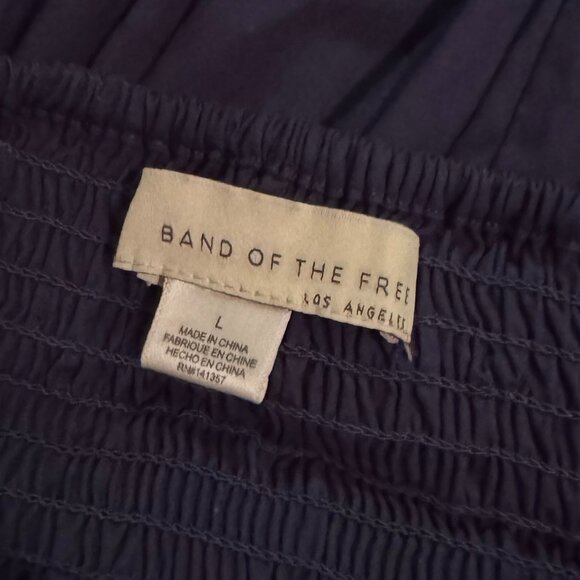 Band of the Free | Drop Waist Navy Blue Dress Size L - Picture 2 of 4